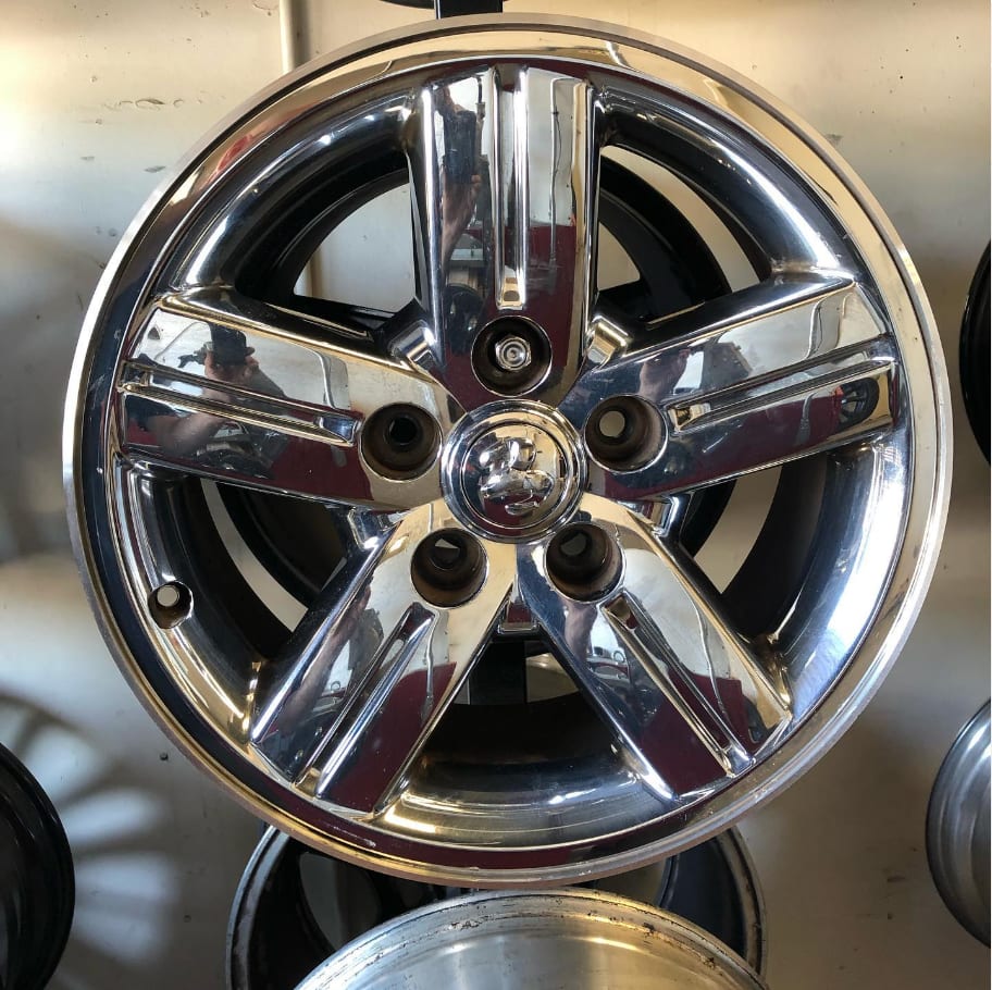 Chrome Freshly machined lip